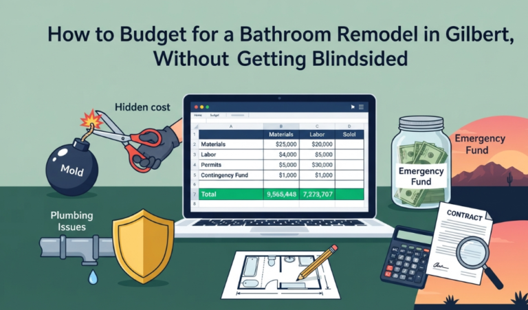how to budget for a bathroom remodel